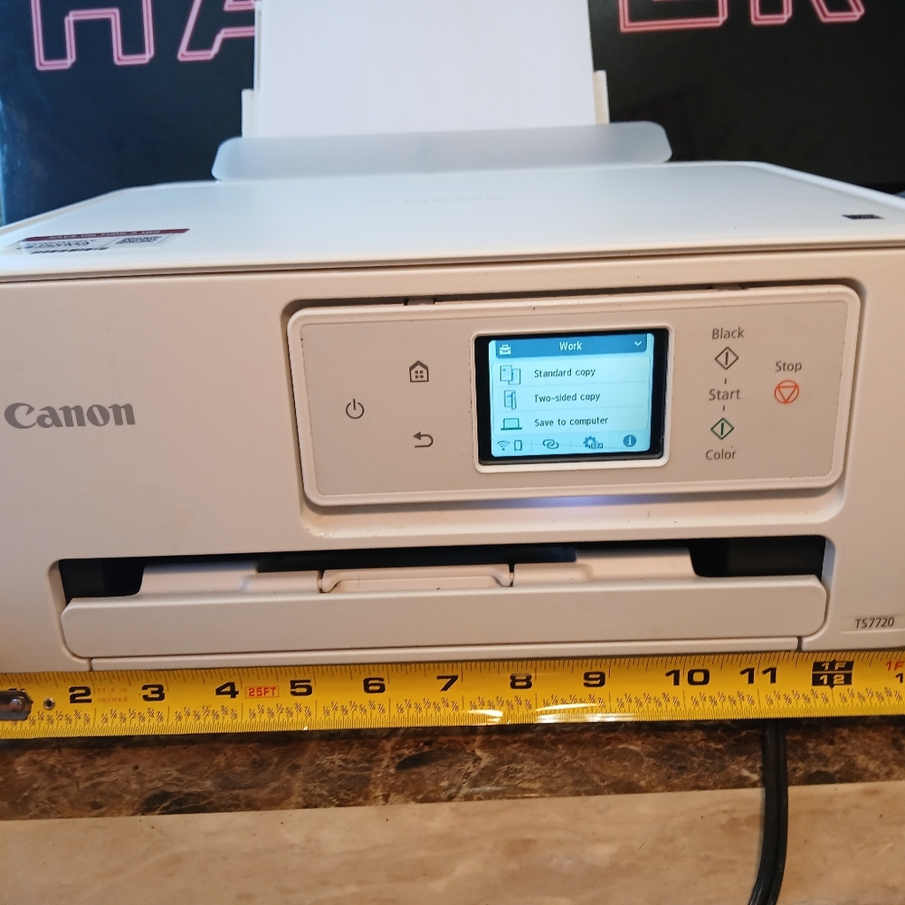 Canon PIXMA TS7720 Wireless Inkjet All-in-One Printer | Tested | Needs New Ink - Picture 10 of 16
